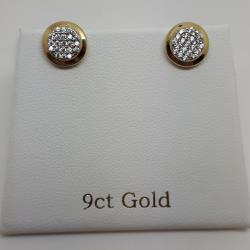 9ct yellow gold earrings